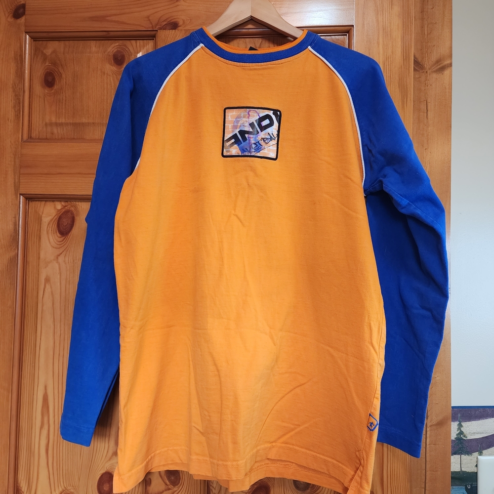Vintage AND 1 Halographic Basketball Long Sleeve Shirt, Size XL
